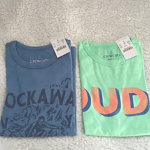 Crewcuts Other - Crewcuts Boy's bundle of T Shirts with front graphics size 6-7